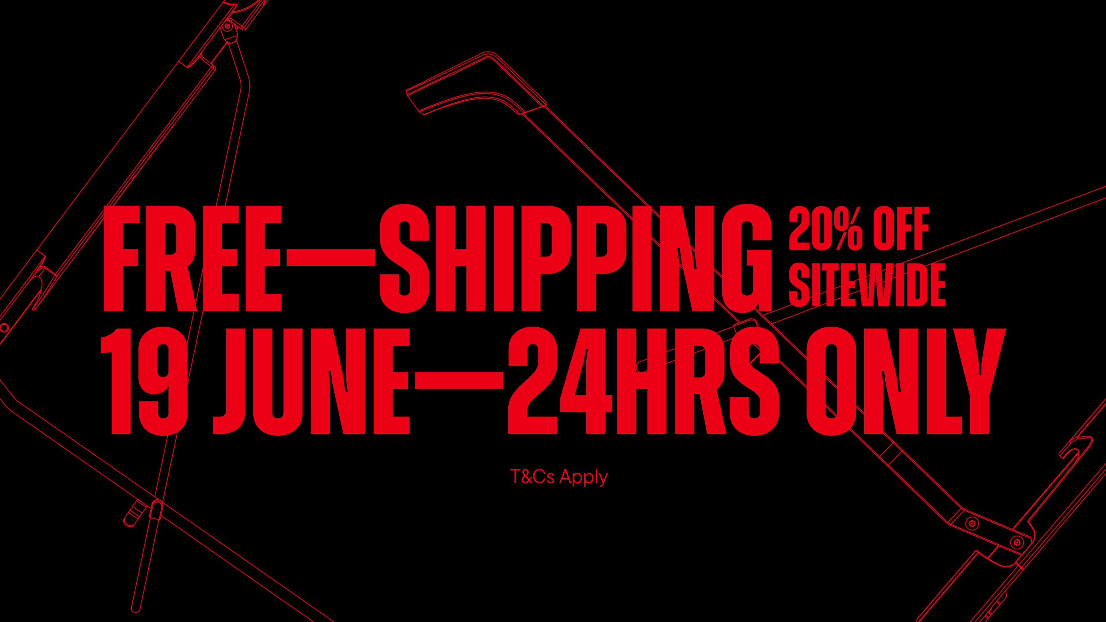 Free shipping Friday. 24 hours only. T&Cs apply. 