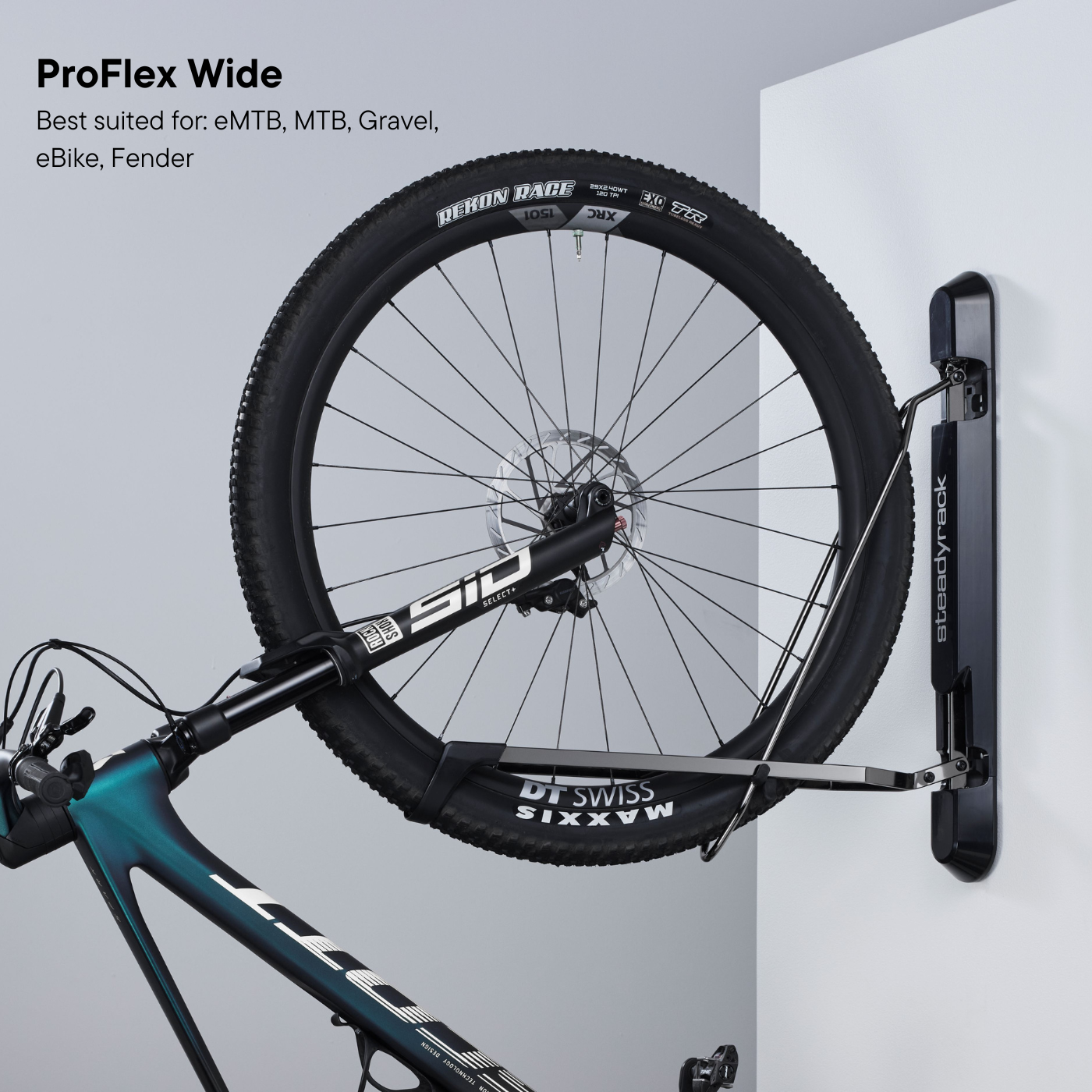 red cycling products storage stand fahrradständer schwarz ProFlex Rack